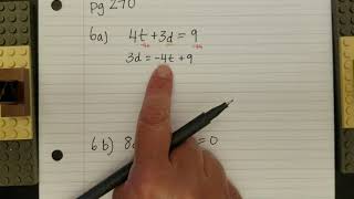 Isolating a variable