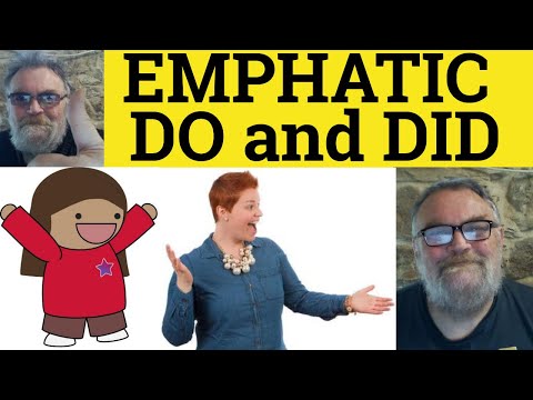 🔵 Emphatic Do and Did - Grammar of Emphatic Do - How to Use Emphatic Do and Did - RP Accent