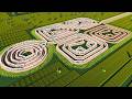 Very Long Electric Train Crosses 5 Labyrinth Rails🚦Twisting U Turn Labyrinth Railway Track🛑Trainz
