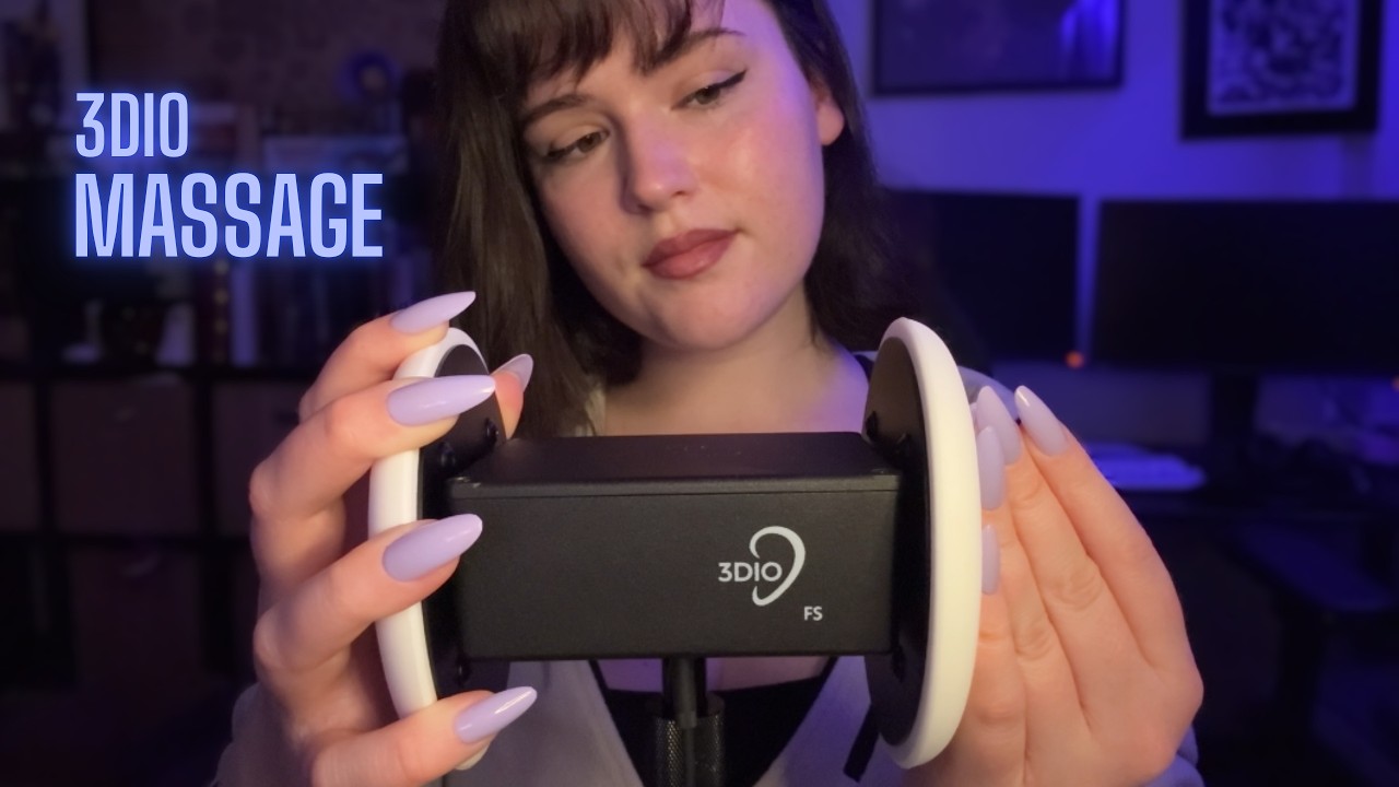 Fall Asleep in 3...2...1... | Oil Ear Massage ASMR with 3Dio (no talking)