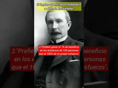 Video: Consejos del multimillonario John D. Rockefeller, el estadounidense más rico que haya vivido