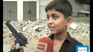Dunya TV-24-08-2011-Weapons & Kids of Karachi screenshot 2
