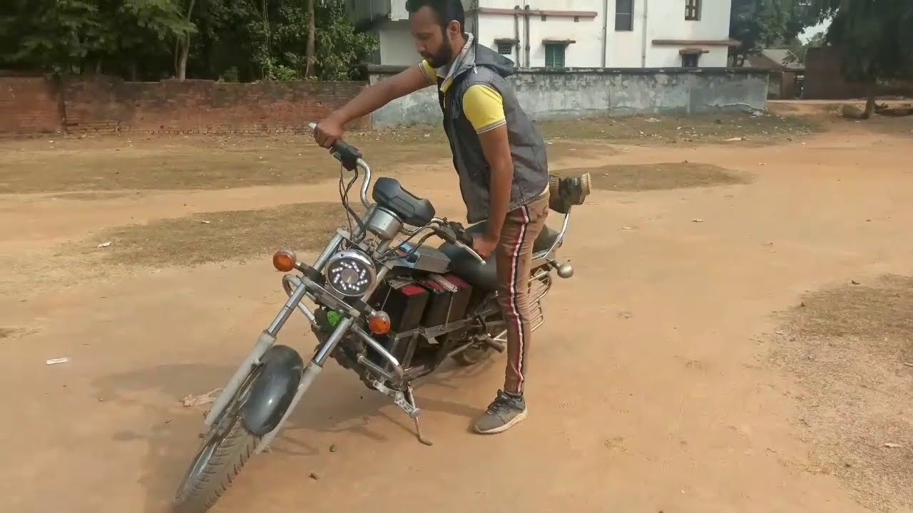 Bajaj Avenger Electric Motorcycle (Top speed 80km) BLDC Motor 1000W 48V Kit