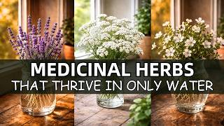 20 Medicinal Herbs That Thrive In Only Water