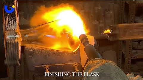 Manufacturing of Conical Flask || UNITY GLASS INDUSTRY ||