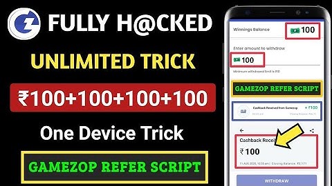 😱 Gamezop Refer Bypass Script || Gamezop Refer Hack Trick || Gamezop Unlimited Trick || earn money