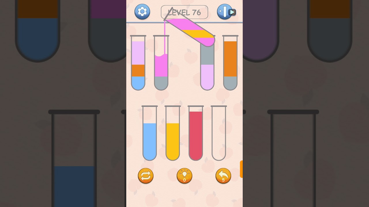 WATER SORT PUZZLE GAME LEVEL-76