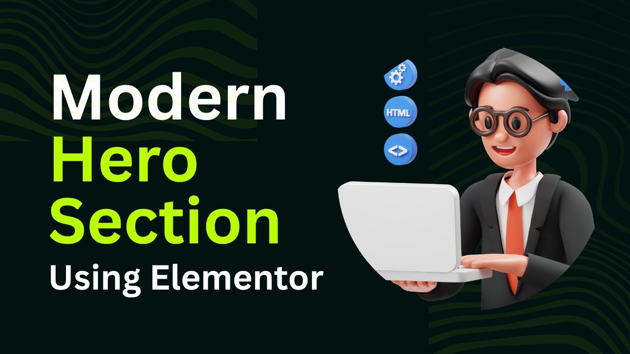 Create a STUNNING Hero Section in WordPress with Elementor 2025 - YouTube
