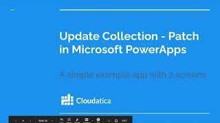 Update Collection using Patch in Microsoft PowerApps (A simple app example) screenshot 1