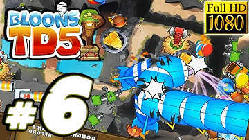 Bloons TD 5 Gameplay Pt 6 - Skull Peak MOAB Maddness! - PC Walkthrough Strategy - GPV247
