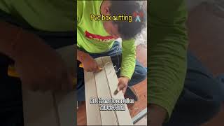 PVC Box Cutting #pvcpanelinstallation #interiordesign #pvcpanel #pvcdesign #home #interior #pvcbox