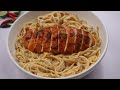 Creamy Garlic Pasta With Grilled Chicken By Recipes of the World