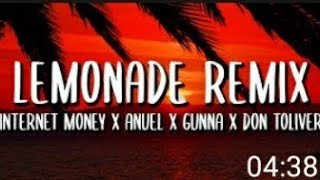 internet money x Anuel AA x Gunna x Don taliver x lemonade mix letra (lyrics)