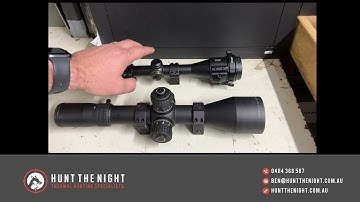 How to zero a thermal clip on with ben from huntthenight.com.au, krypton, HIKMICRO, pulsar, Infiray