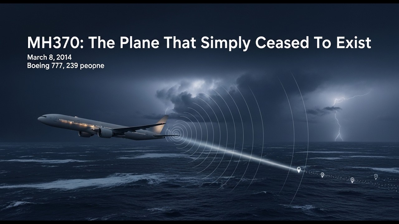 Как исчез самолет MH370?