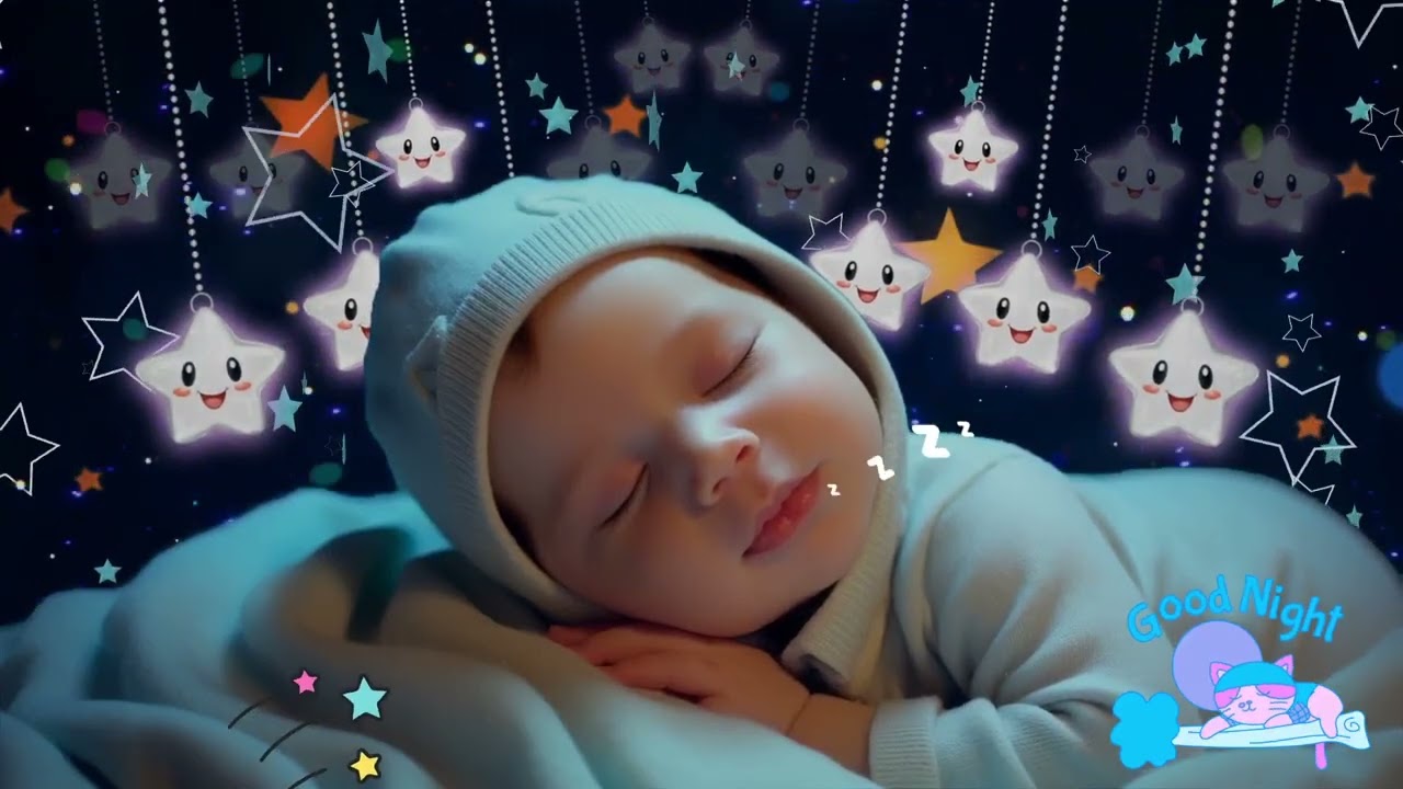 Overcome Insomnia Fast 🎶 Baby Sleep Music with Mozart & Brahms Lullabies for Instant Deep Rest