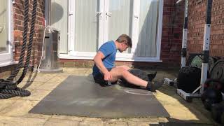 Sandbag Floor Press (Any Odd Object) Home Workout's