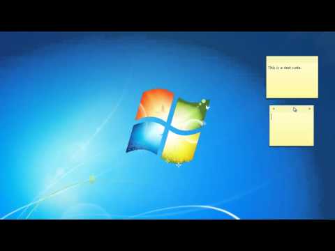 How to Create Sticky Notes in Windows 7 hqdefault
