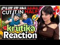 Krutika cute reaction on s8ul cut in half  regas humour krutika krutikaplays reaction