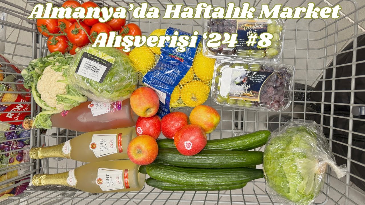 Almanya'da haftalık market alışverişi '24 #8 | Metro , Netto