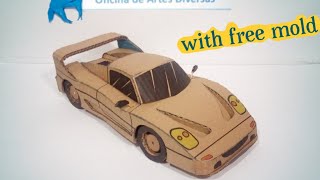 how to make a Ferrari out of cardboard