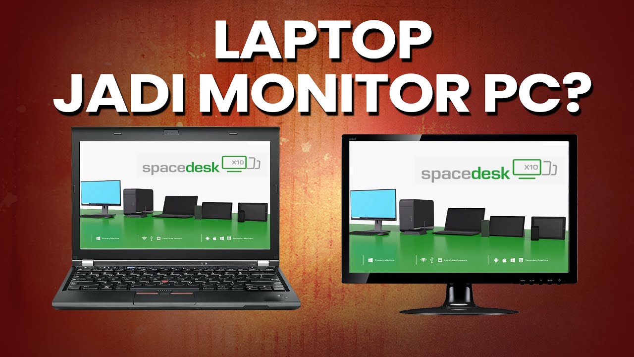 Merubah Laptop jadi Monitor Tambahan dengan Space Desk YouTube