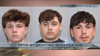 Drive-by shooting in Sierra Vista leads to arrests of three adults, three minors