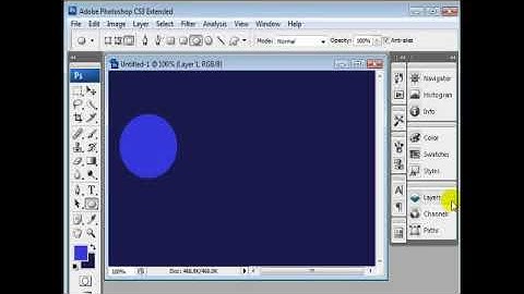 Accessing the Layers Dialog Box in Photoshop