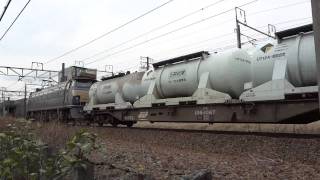 EF66 36号機[吹]牽引5099レ 静岡駅～東静岡駅間通過
