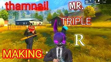 mr.triple R thamnail how to make in pixellab hd thamnai #mr.tripler