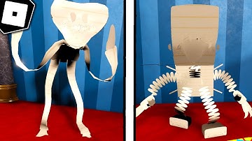 PROJECT: PLAYTIME BOXY BOO RP - How to get "PAPER BOXY BOO" & "PAPER HUGGY WUGGY" BADGES [ROBLOX]