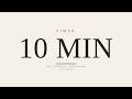 10 Minute Timer 🪷 Zen Minimalist Aesthetic | Countdown Timer with Alarm