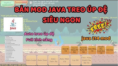 Ngọc Rồng Online - MOD NRO JAVA chuyên treo úp đệ, săn boss, úp sm (Android, PC)