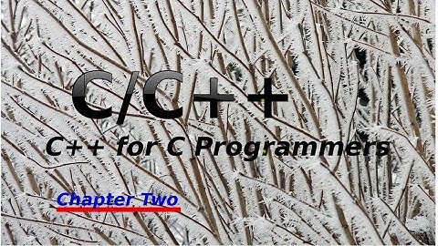 C++ for C programmers (Chapter 2 Unit 1)