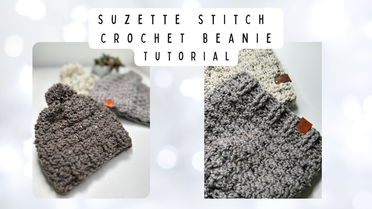 HOW TO CROCHET A BEANIE - EASY CROCHET BEANIE PATTERN - BEGINNER ...