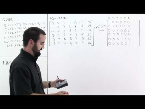 Matrix Application -