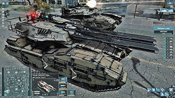 MAMMOTH TANK With BIG GUNS Vs RESISTANCE ARMY