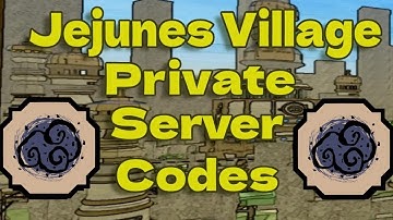 20 Private Server Codes For Jejunes | Shindo Life