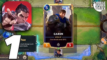 LEGENDS OF RUNETERRA MOBILE Gameplay Walkthrough Part 1 - Prologue Tutorial (iOS Android)