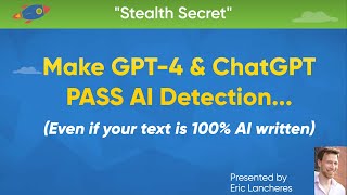 How To Quickly ConvertAny Detected-AI Text (ChatGPT) Into Undetectable Content