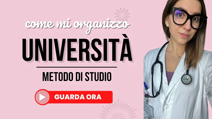 Come organizzo lo studio all'Universit - METODO DI...