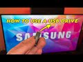 How to use a usb drive on your samsung smart tv