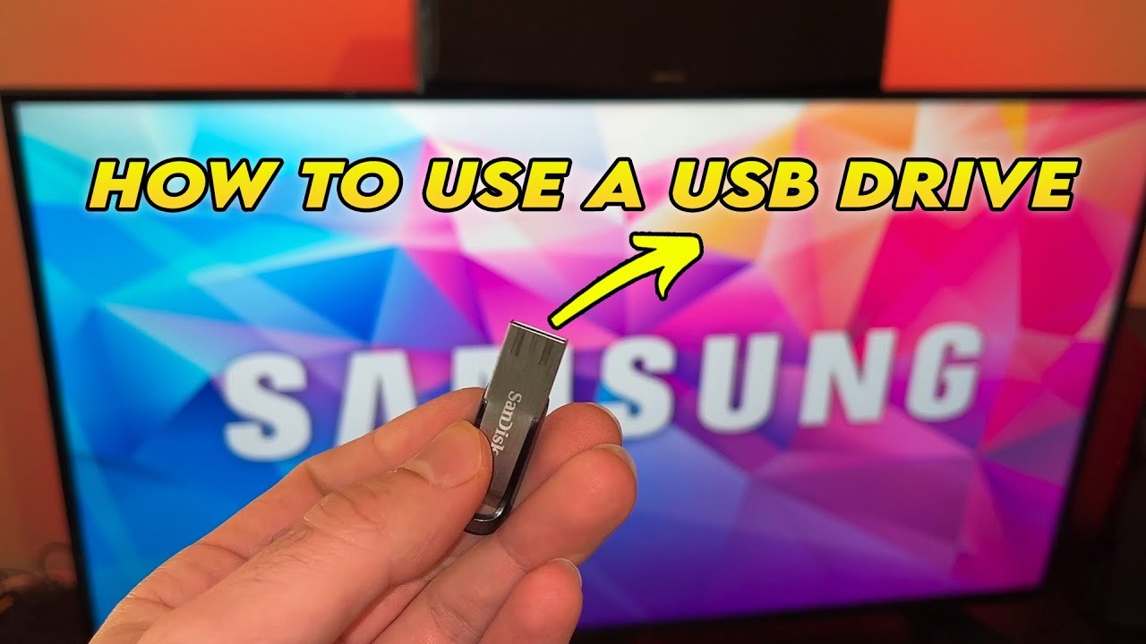 to Use a USB Drive on Samsung Smart TV - YouTube