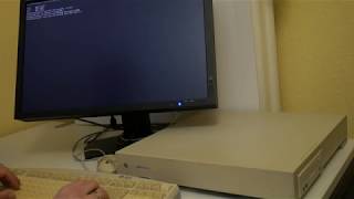 Sun SPARCstation 2,  40 MHz, 16 MB RAM booting Linux in 2018