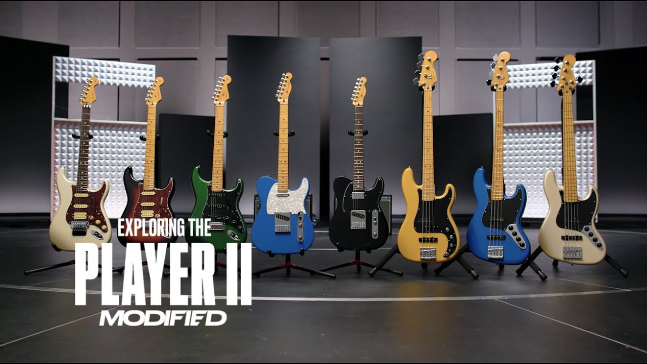 フェンダー“Player Ⅱ Modified”が登場！ベースは3種類のアクティヴ