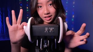 ASMR ~ Dry Ear Massage | Cupping, Rubbing, Pinching \& Hand Sounds