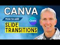 How to Add Slide Transitions in Canva | STEP BY STEP Tutorial