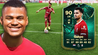 90 FANTASY FC EVOLUTION CODY GAKPO IS INSANE IN EA FC 24!!