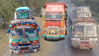 shakargarh bus race time Awais Sali Gujjar Dinga Chatta Express bala Pakistan