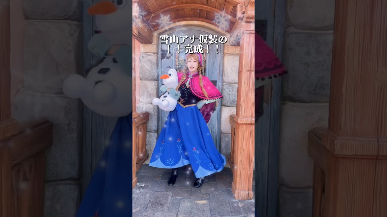 現物出品 雪山アナ ウィッグ dハロ仮装 ディズニー アナと雪の女王 
